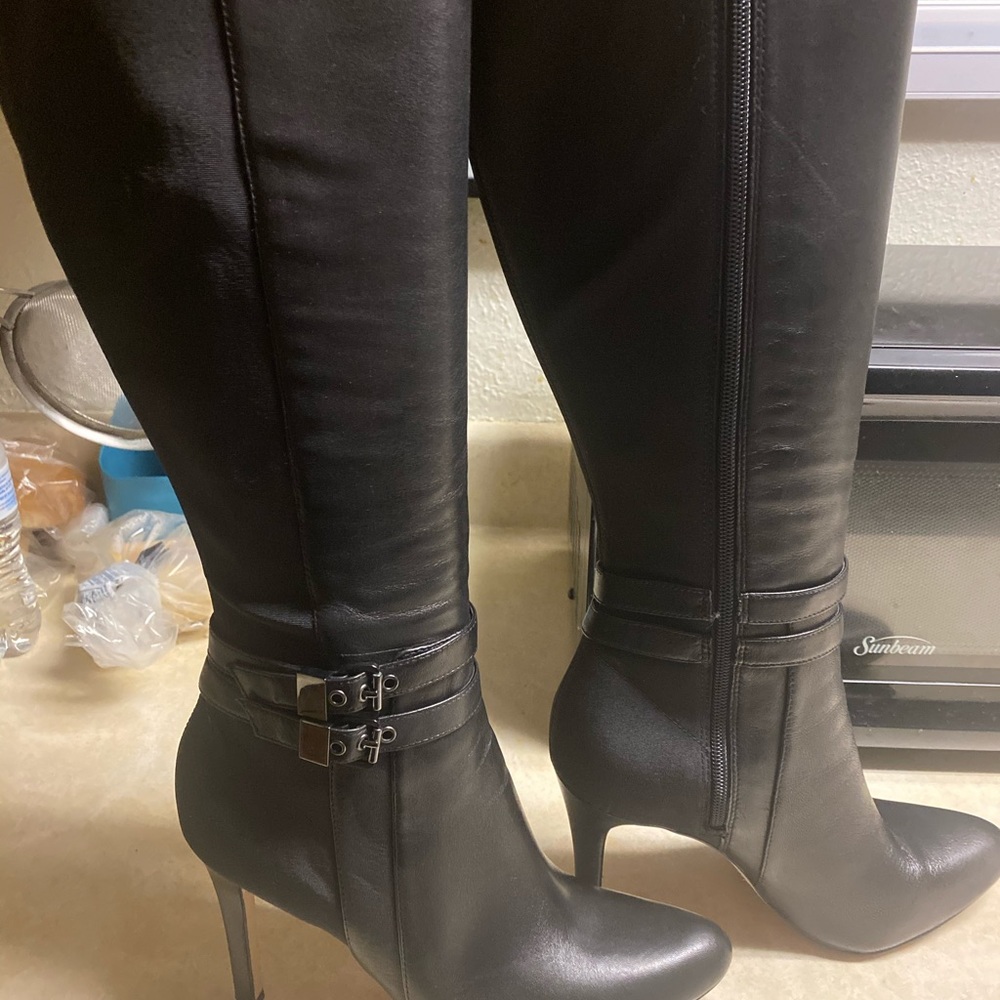 Black boots